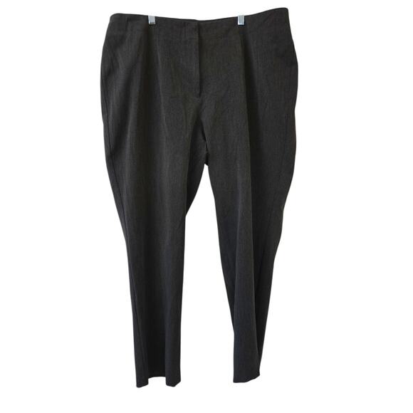 Talbots Woman Dark Gray Straight-Leg Dress Pants – Size 18W - Picture 1 of 5